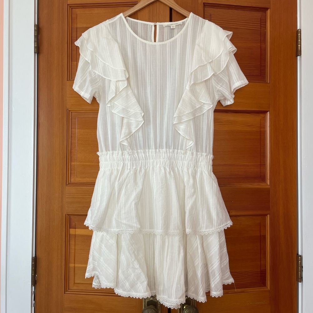 NWOT Shabby Chic Georgia Ruffle Mini Dress